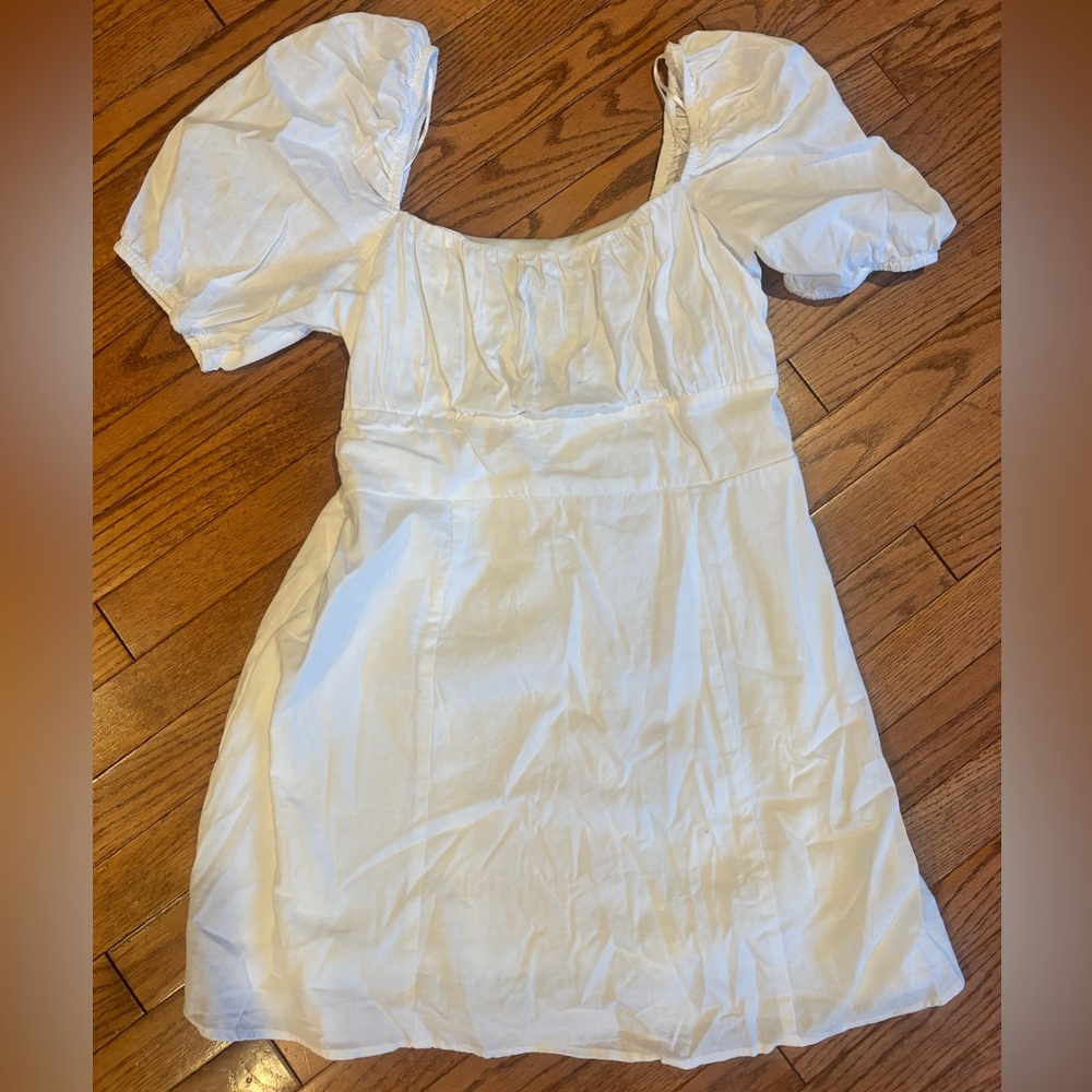H&M Women’s L White Midi Dress